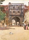 Gateway at Canterbury by childe hassam